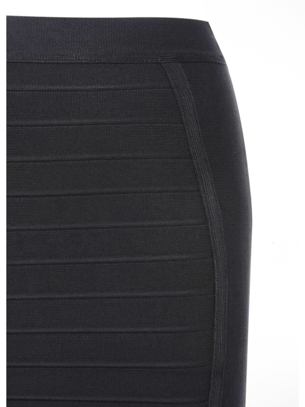 HOUSE OF CB SORCHA Black Knee Length Pencil Skirt - Picture 4 of 8